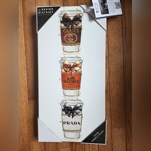 Designer Coffee Cup Wall Art